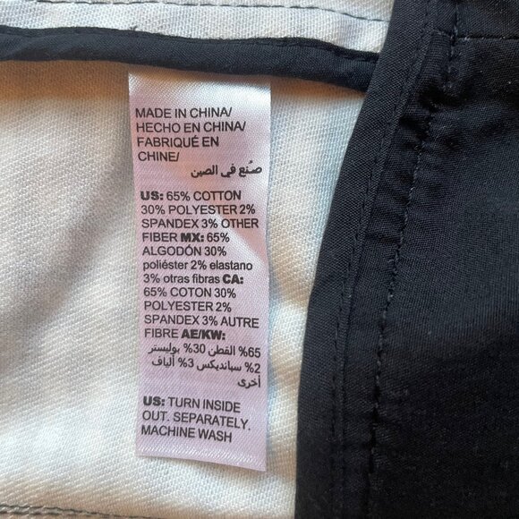 White House Black Market black & white check military/moto style jacket size 12 - Picture 5 of 5